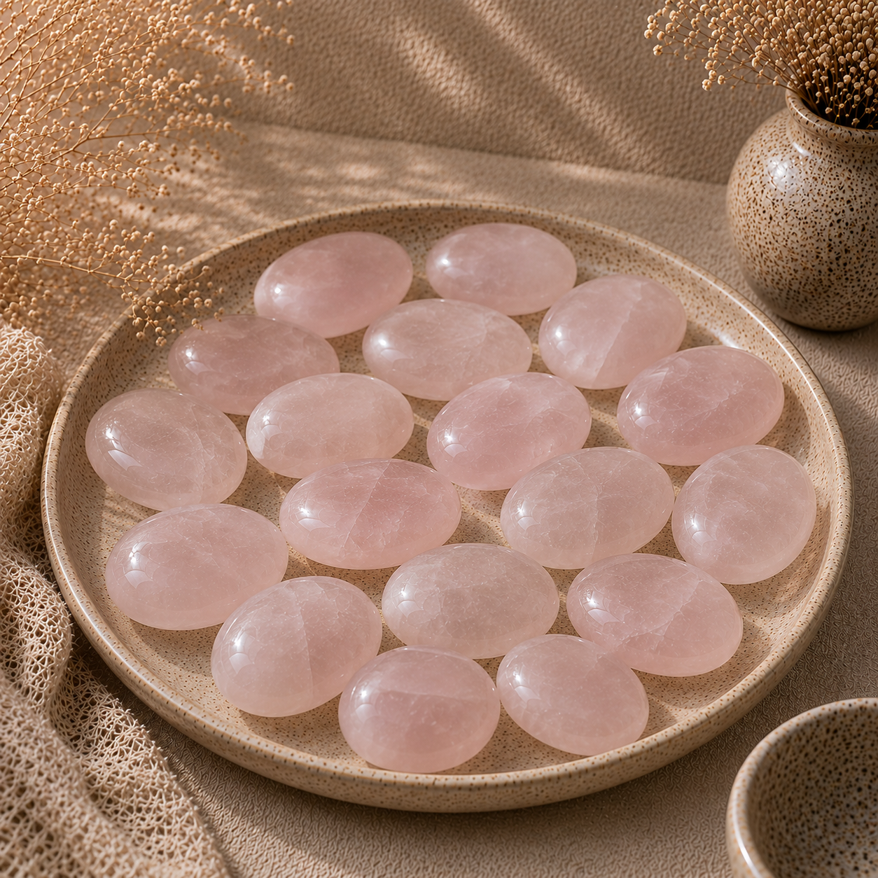 Rose Quartz Palmstone