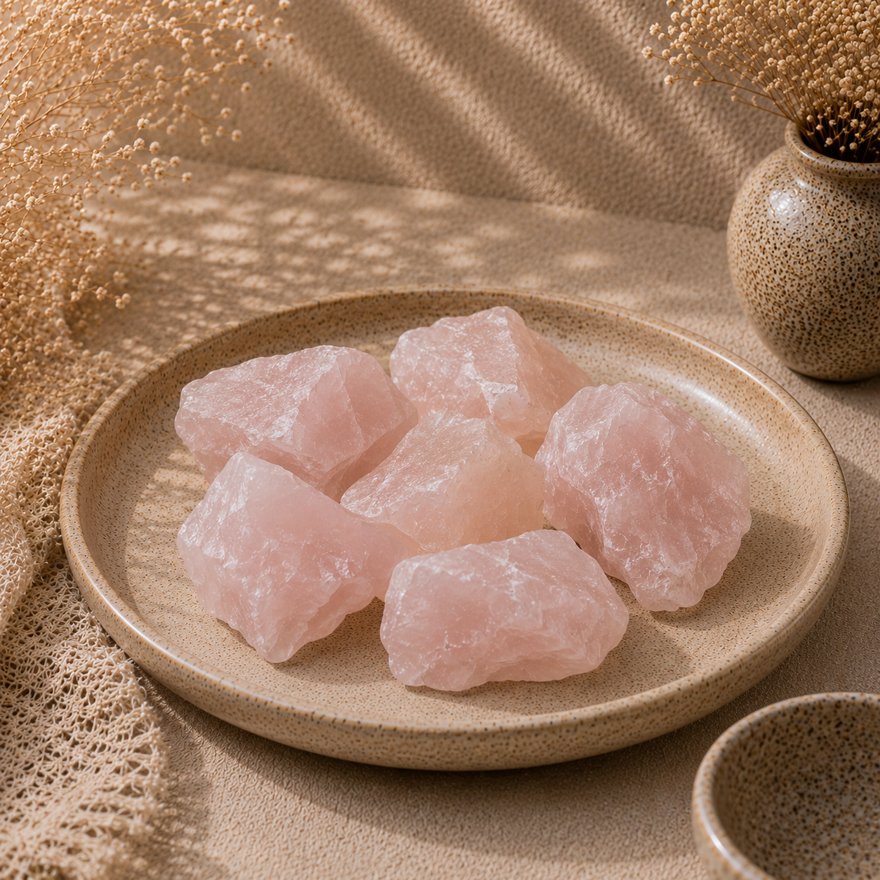 Rose Quartz Raw Chunk
