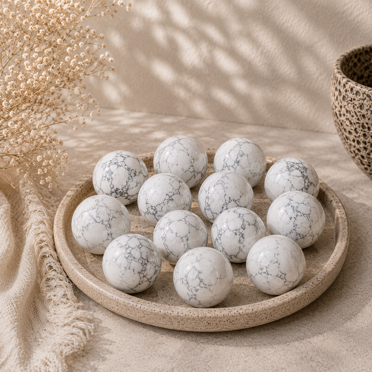 Howlite Sphere